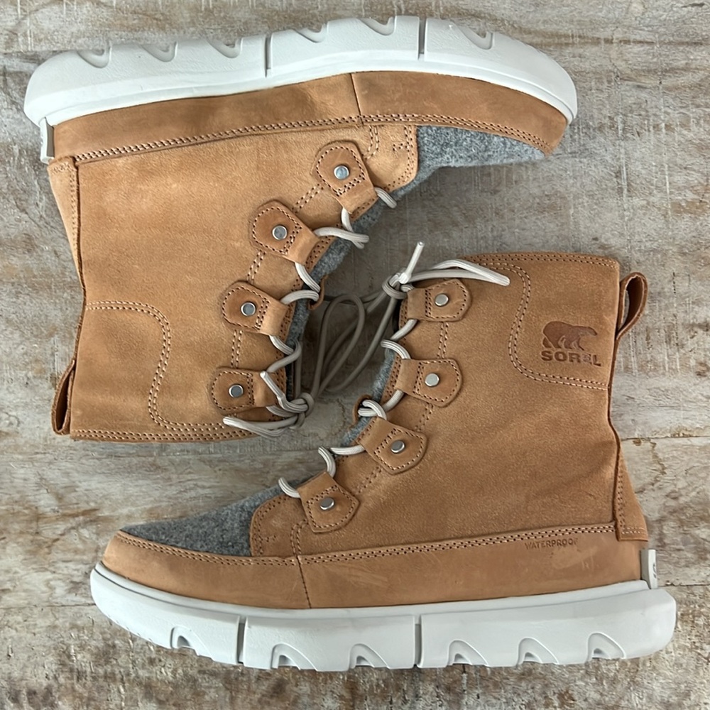 Sorel Explorer Next Joan Waterproof Boot {Tawny Buff/Moonstone} 8.5 - Picture 11 of 11